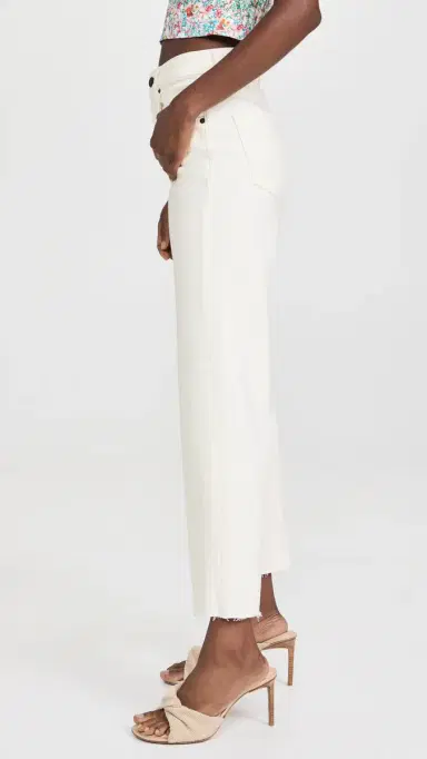 SLVRLAKE Grace Crop Jeans White 23 | Thumbnail 4