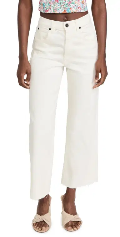 SLVRLAKE Grace Crop Jeans White 23 | Thumbnail 1