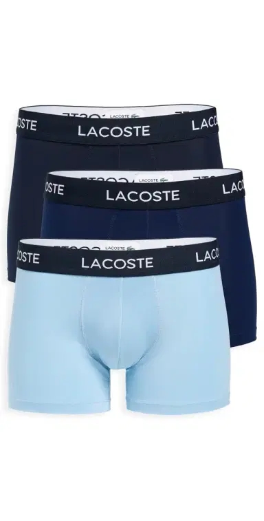 Lacoste Microfiber Trunks 3 Pack Multi | Thumbnail 1