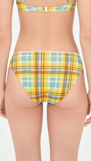 Solid & Striped The Daphne Bikini Bottoms ulti Plaid | Thumbnail 3 Solid & Striped The Daphne Bikini Bottoms ulti Plaid | Thumbnail 3