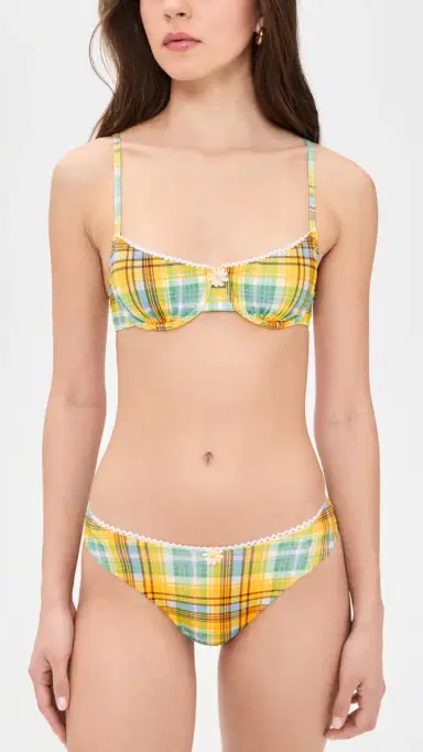 Solid & Striped The Daphne Bikini Bottoms ulti Plaid | Thumbnail 4 Solid & Striped The Daphne Bikini Bottoms ulti Plaid | Thumbnail 4