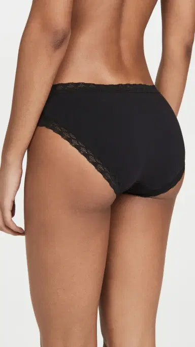 Natori Bliss Girl Briefs 3 Pack Black S | Thumbnail 4