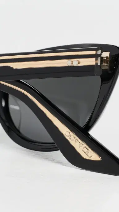 Oliver Peoples Eyewear x Khaite 1963C Sunglasses Black/Grey One Size | Thumbnail 5