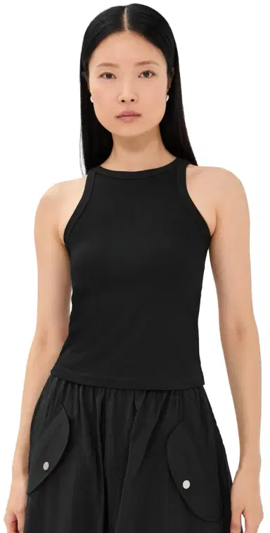 CO Knit Tank Black | Thumbnail 1