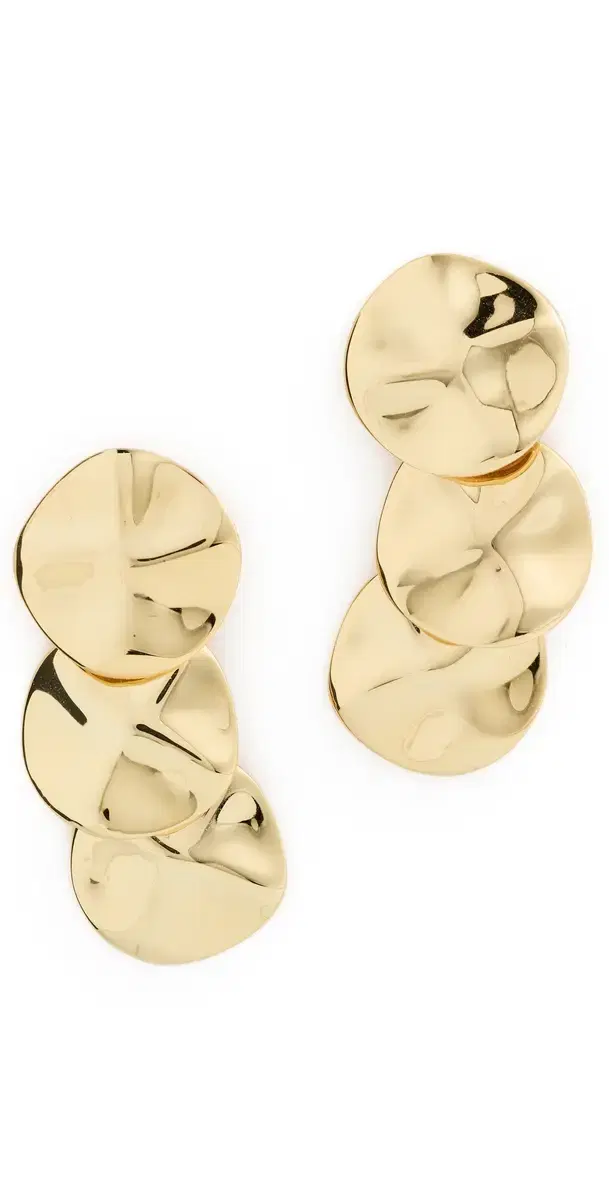 Socialite Statement Earrings Gold One Size