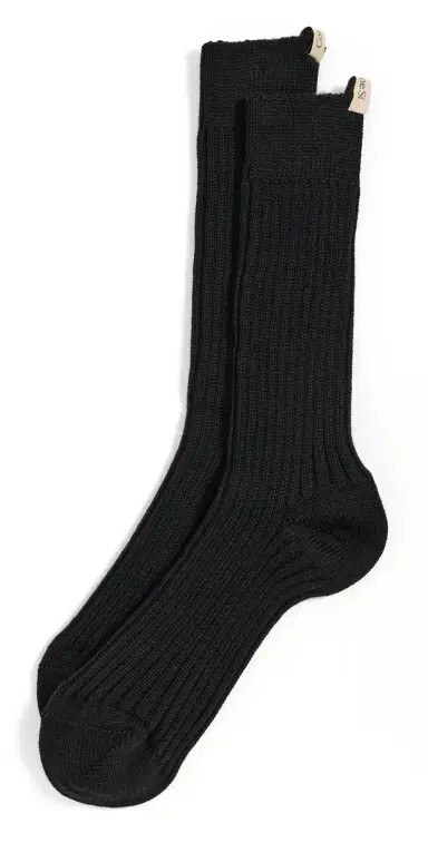 Comme Si The Merino Chunky Socks Black 35-38 | Thumbnail 1