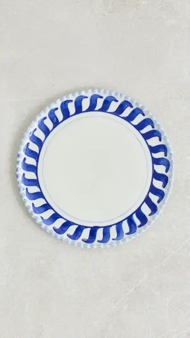 CAROLINA K Dinner Plate Blue One Size | Thumbnail 2