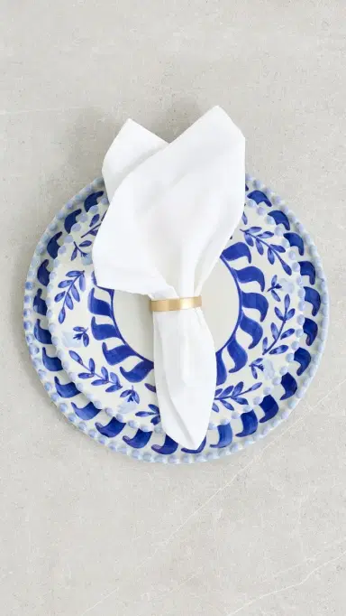 CAROLINA K Dinner Plate Blue One Size | Thumbnail 3