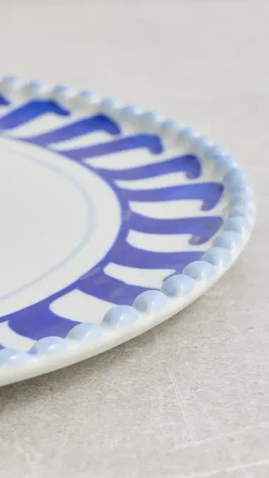 CAROLINA K Dinner Plate Blue One Size | Thumbnail 4