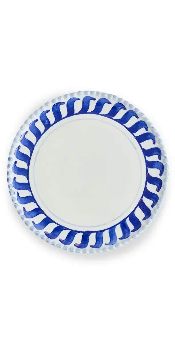 CAROLINA K Dinner Plate Blue One Size