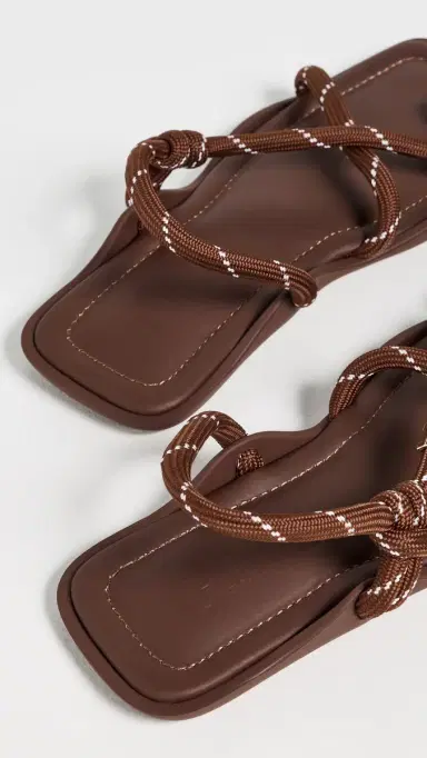 Flòwze Flo Square Sandals Brown | Thumbnail 4