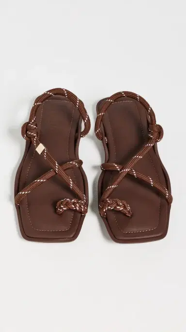 Flòwze Flo Square Sandals Brown | Thumbnail 5
