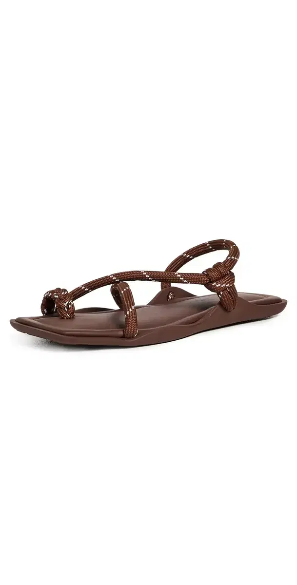 Flo Square Sandals Brown