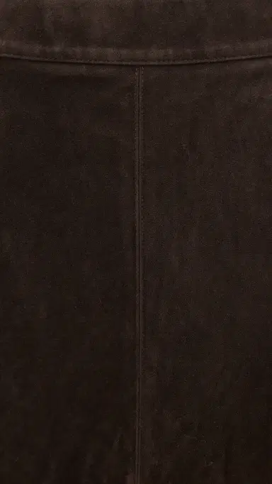 Joe's Jeans The Tavi Vegan Suede Skirt Dark Chocolate | Thumbnail 6