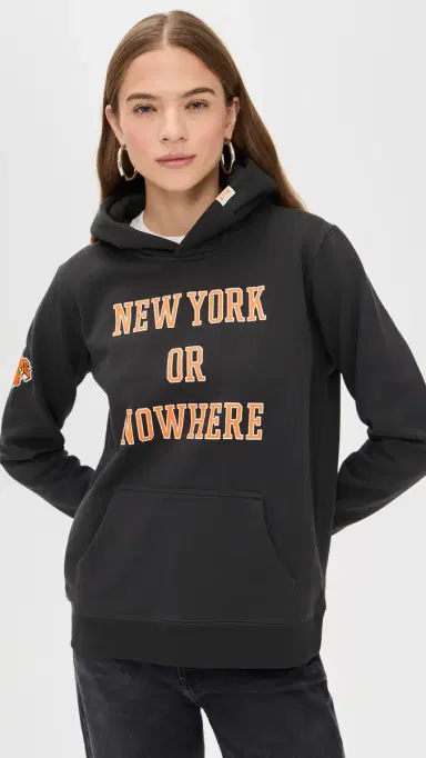New York or Nowhere Knicks Classic Hoodie Faded Black M | Thumbnail 2