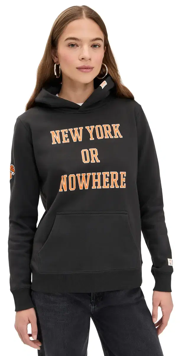 New York or Nowhere Knicks Classic Hoodie Faded Black