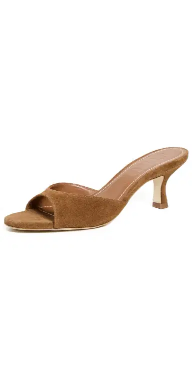 Staud Brigitte Mules Tan 36 | Thumbnail 1