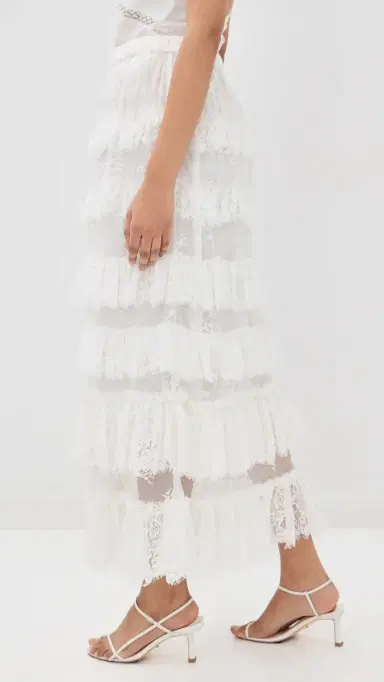 Sea Holden Lace Maxi Skirt White | Thumbnail 5