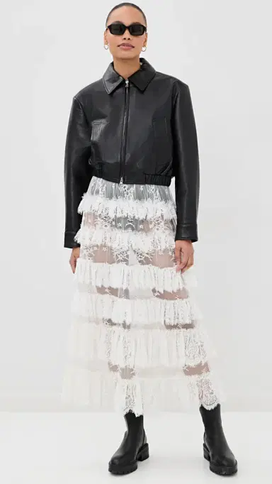 Sea Holden Lace Maxi Skirt White | Thumbnail 6