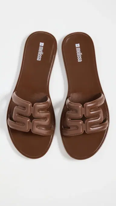 Melissa M Jelly Slides Brown 7 | Thumbnail 2