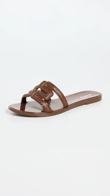 Melissa M Jelly Slides Brown 7 | Thumbnail 5