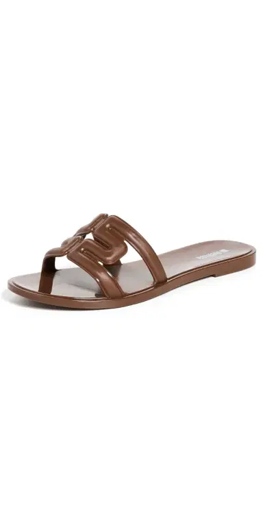 Melissa M Jelly Slides Brown 7 | Thumbnail 1