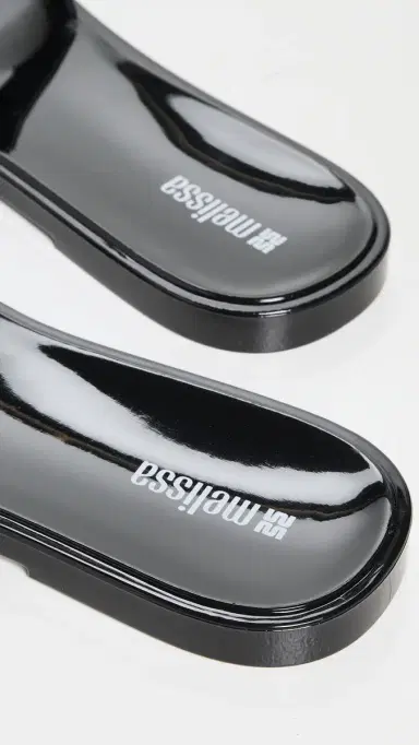 Melissa M Jelly Slides Black | Thumbnail 4
