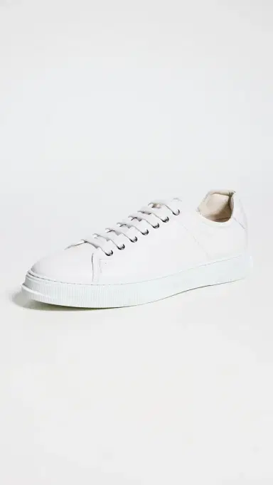 Ferragamo Clayton Leather Sneakers Bianco Ottico 9 | Thumbnail 2
