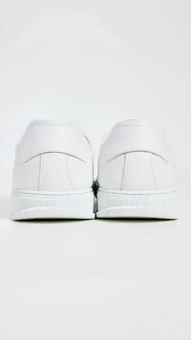 Ferragamo Clayton Leather Sneakers Bianco Ottico 9 | Thumbnail 3