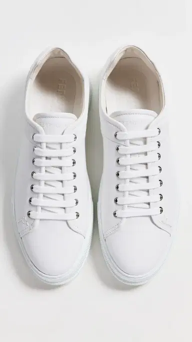 Ferragamo Clayton Leather Sneakers Bianco Ottico 9 | Thumbnail 4
