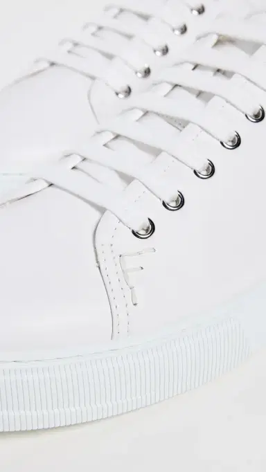 Ferragamo Clayton Leather Sneakers Bianco Ottico 9 | Thumbnail 5