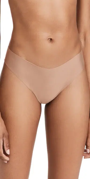 Commando Butter Mid Rise Thong Toffee L | Thumbnail 1 Commando Butter Mid Rise Thong Toffee L | Thumbnail 1