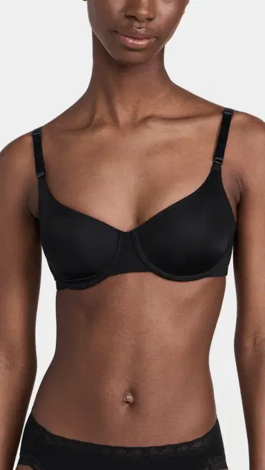 Natori Liquid Full Fit Contour Underwire Bra Black 36D | Thumbnail 2