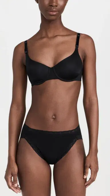 Natori Liquid Full Fit Contour Underwire Bra Black 36D | Thumbnail 6