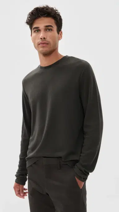 NN07 Clive Waffle Knit Tee Dark Army | Thumbnail 2 NN07 Clive Waffle Knit Tee Dark Army | Thumbnail 2