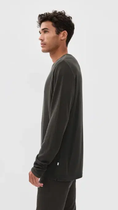 NN07 Clive Waffle Knit Tee Dark Army | Thumbnail 4 NN07 Clive Waffle Knit Tee Dark Army | Thumbnail 4