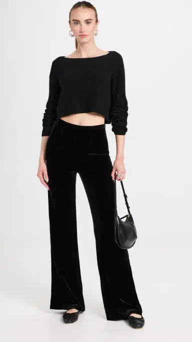 Le Kasha Cannes Cashmere Cropped Sweater | Thumbnail 5 Le Kasha Cannes Cashmere Cropped Sweater | Thumbnail 5