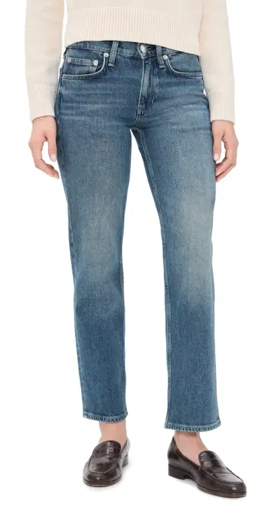 rag & bone Harlow Low Rise Ankle Straight Jeans Easton | Thumbnail 1 rag & bone Harlow Low Rise Ankle Straight Jeans Easton | Thumbnail 1