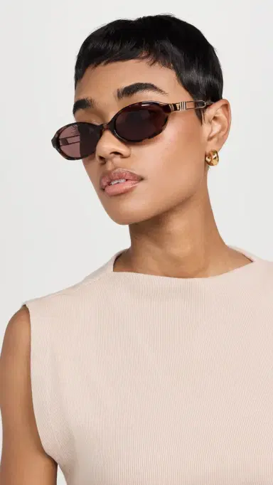Le Specs Lunita Sunglasses Tort One Size | Thumbnail 3 Le Specs Lunita Sunglasses Tort One Size | Thumbnail 3