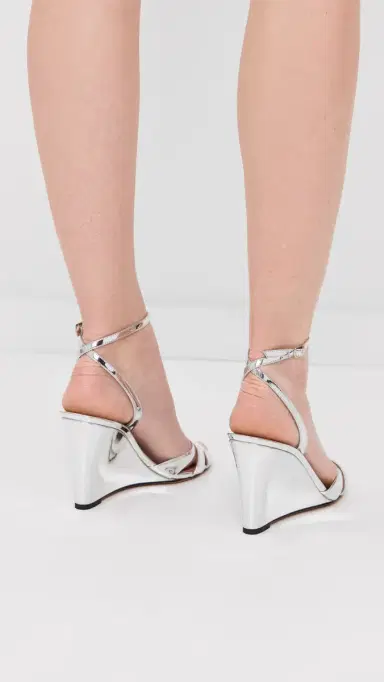 Aquazzura Tati Wedges 85 Silver 38 | Thumbnail 5 Aquazzura Tati Wedges 85 Silver 38 | Thumbnail 5