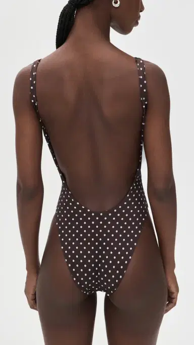 LIONESS Kenny One Piece Chocolate Blue Polka M | Thumbnail 3 LIONESS Kenny One Piece Chocolate Blue Polka M | Thumbnail 3