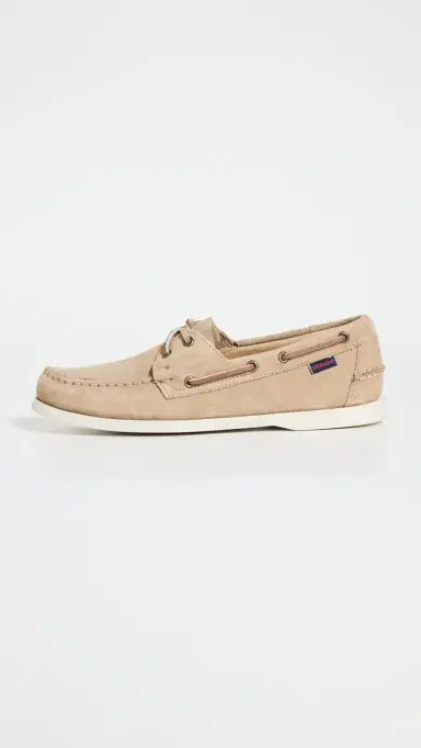 Sebago Portland Flesh Out Suede Boat Shoes Beige Camel - Beige Taffy | Thumbnail 6
