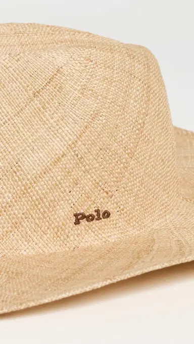 Polo Ralph Lauren Iconic Straw Hat Natural | Thumbnail 4 Polo Ralph Lauren Iconic Straw Hat Natural | Thumbnail 4