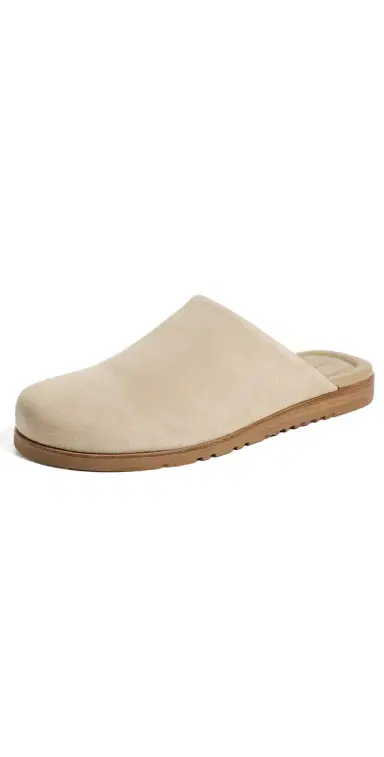 SIMKHAI Emery Suede Clogs Desert | Thumbnail 1
