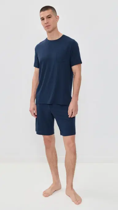 Tommy John Second Skin Sleep Shorts Dress Blues | Thumbnail 5