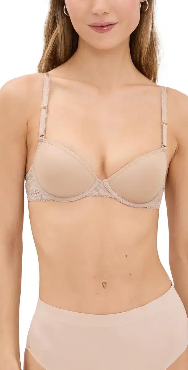 Signature Lace Demi Bra Chai