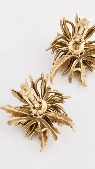 Cult Gaia Octavia Earrings Antique Brass One Size | Thumbnail 5