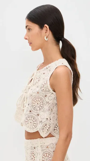 4th & Reckless Laurenne Top Beige L | Thumbnail 4