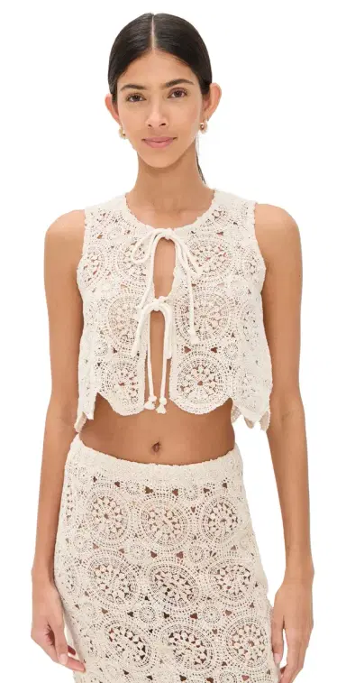 4th & Reckless Laurenne Top Beige L | Thumbnail 1