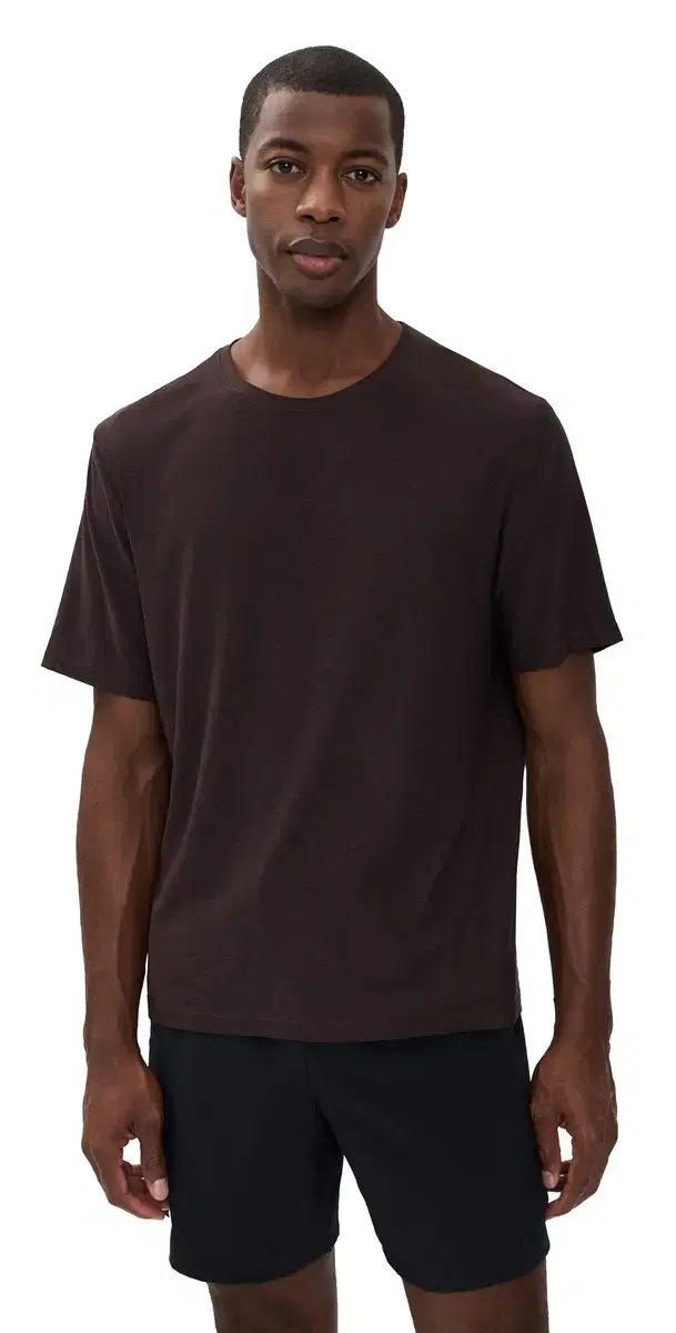 Always Beyond Crew Tee 2.0 Dark Chocolate Heather